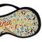 Swirly Floral Sleeping Eye Mask - DETAIL Large