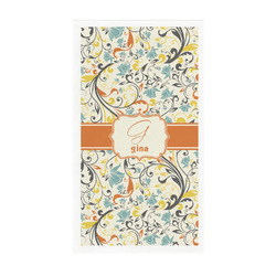 Swirly Floral Guest Towels - Full Color - Standard (Personalized)
