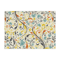 Swirly Floral Large Tissue Papers Sheets - Heavyweight