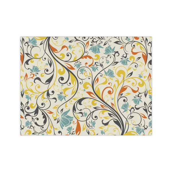 Custom Swirly Floral Medium Tissue Papers Sheets - Lightweight