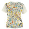 Swirly Floral Women's T-shirt Back