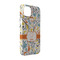 Swirly Floral iPhone 14 Pro Case - Angle