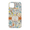 Swirly Floral iPhone 14 Pro Case - Back