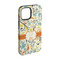 Swirly Floral iPhone 15 Tough Case -  Angle