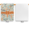 Orange & Blue Leafy Swirls House Flags - Single Sided - APPROVAL