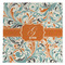 Orange & Blue Leafy Swirls Microfiber Dish Rag - APPROVAL