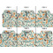 Orange & Blue Leafy Swirls Page Dividers - Set of 6 - Approval