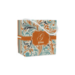 Orange & Blue Leafy Swirls Party Favor Gift Bags - Gloss (Personalized)