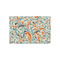 Orange & Blue Leafy Swirls Tissue Paper - Heavyweight - Small - Front