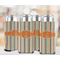 Orange & Blue Stripes 12oz Tall Can Sleeve - Set of 4 - LIFESTYLE