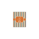 Orange & Blue Stripes Canvas Print - 8x10 (Personalized)