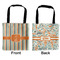 Orange & Blue Stripes Car Bag - Apvl