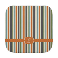 Orange & Blue Stripes Face Towel (Personalized)