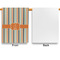 Orange & Blue Stripes House Flags - Single Sided - APPROVAL