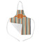 Orange & Blue Stripes Kid's Aprons - Medium - Main (med/lrg)