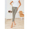 Orange & Blue Stripes Ladies Leggings - LIFESTYLE 2