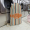 Orange & Blue Stripes Large Laundry Bag - In Context