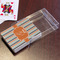 Orange & Blue Stripes Playing Cards - In Package