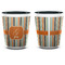 Orange & Blue Stripes Shot Glass - Two Tone - APPROVAL