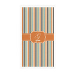 Orange & Blue Stripes Guest Paper Towels - Full Color - Standard (Personalized)