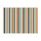 Orange & Blue Stripes Tissue Paper - Heavyweight - Large - Front