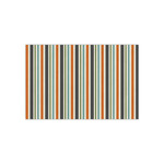 Orange & Blue Stripes Small Tissue Papers Sheets - Heavyweight