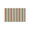 Orange & Blue Stripes Tissue Paper - Heavyweight - Small - Front