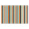 Orange & Blue Stripes Tissue Paper - Heavyweight - XL - Front