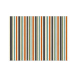 Orange & Blue Stripes Medium Tissue Papers Sheets - Lightweight