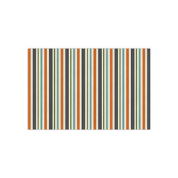 Orange & Blue Stripes Small Tissue Papers Sheets - Lightweight