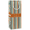 Orange & Blue Stripes Wine Gift Bag - Gloss - Main