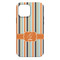 Orange & Blue Stripes iPhone 13 Pro Max Tough Case - Back