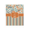 Orange Blue Swirls & Stripes 20x24 - Matte Poster - Front View