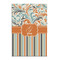 Orange Blue Swirls & Stripes 20x30 - Matte Poster - Front View