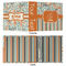 Orange Blue Swirls & Stripes 3 Ring Binders - Full Wrap - 2" - APPROVAL