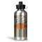 Orange Blue Swirls & Stripes Aluminum Water Bottle