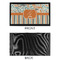 Orange Blue Swirls & Stripes Bar Mat - Small - APPROVAL