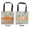 Orange Blue Swirls & Stripes Car Bag - Apvl