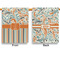 Orange Blue Swirls & Stripes Garden Flags - Large - Double Sided - APPROVAL