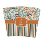 Orange Blue Swirls & Stripes Party Cup Sleeve - without bottom (Personalized)