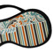 Orange Blue Swirls & Stripes Sleeping Eye Mask - DETAIL Large