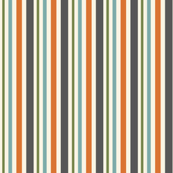 Orange Blue Swirls & Stripes Wallpaper & Surface Covering (Water Activated 24"x 24" Sample)