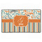 Orange Blue Swirls & Stripes XXL Gaming Mouse Pads - 24" x 14" - APPROVAL