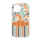 Orange Blue Swirls & Stripes iPhone 13 Mini Tough Case - Back