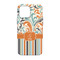 Orange Blue Swirls & Stripes iPhone 13 Pro Tough Case - Back