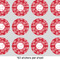 Coral 1" Multipurpose Round Labels - Sheet