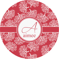 Coral Multipurpose Round Labels - 1" (Personalized)