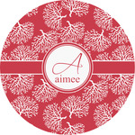 Coral Multipurpose Round Labels - 2" (Personalized)