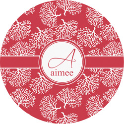 Coral Multipurpose Round Labels - 2" (Personalized)