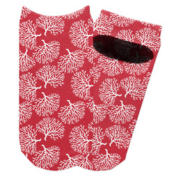 Coral Adult Ankle Socks